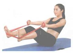 背部划船怎么做弹力带(弹力带反向划船)